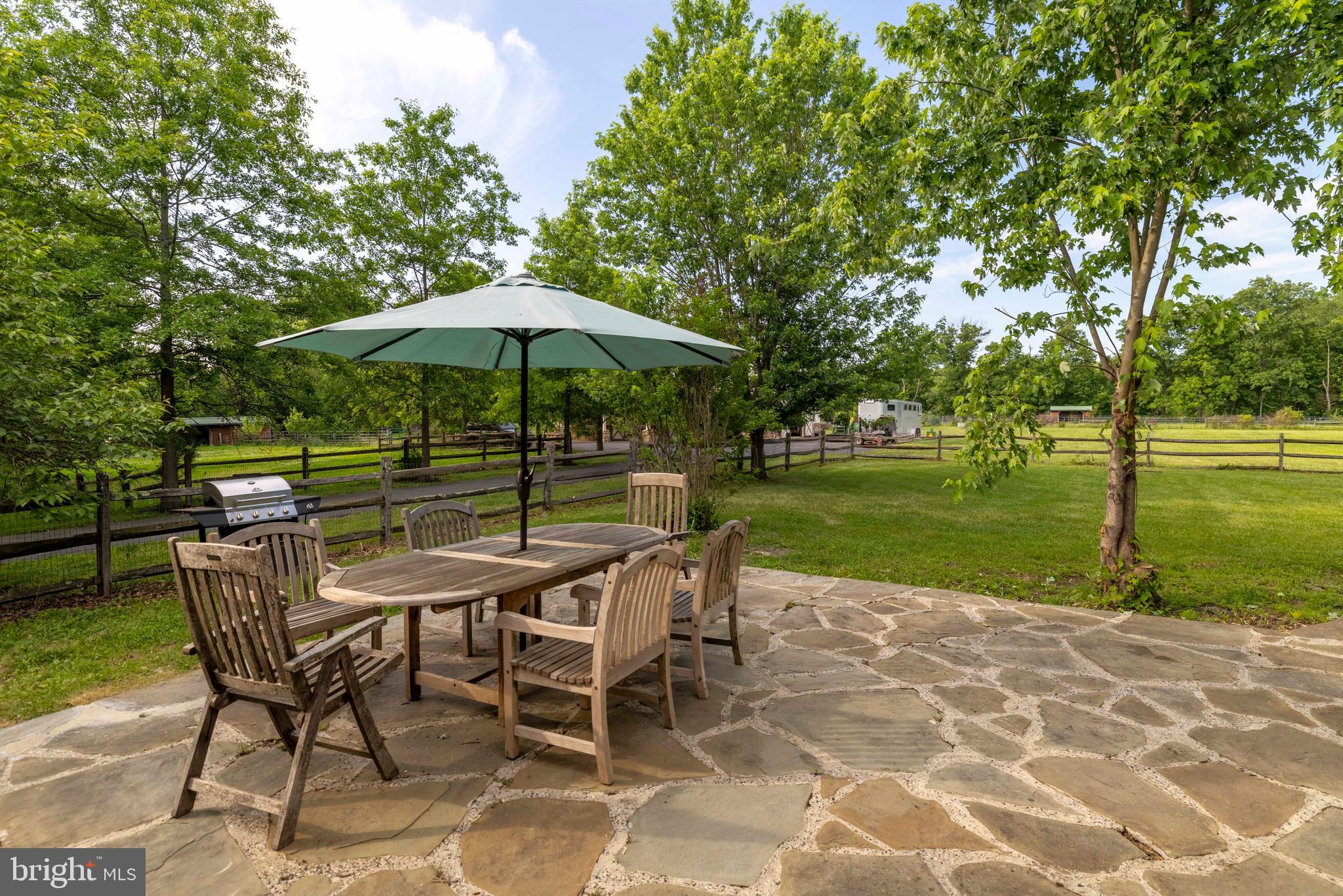 265 Walter Road Chalfont, PA 18914 - Photo 52 of 83 Stone patio with gorgeous view