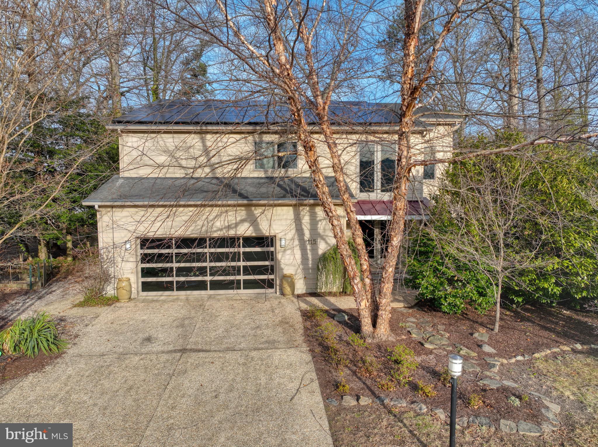 a house view with a outdoor space