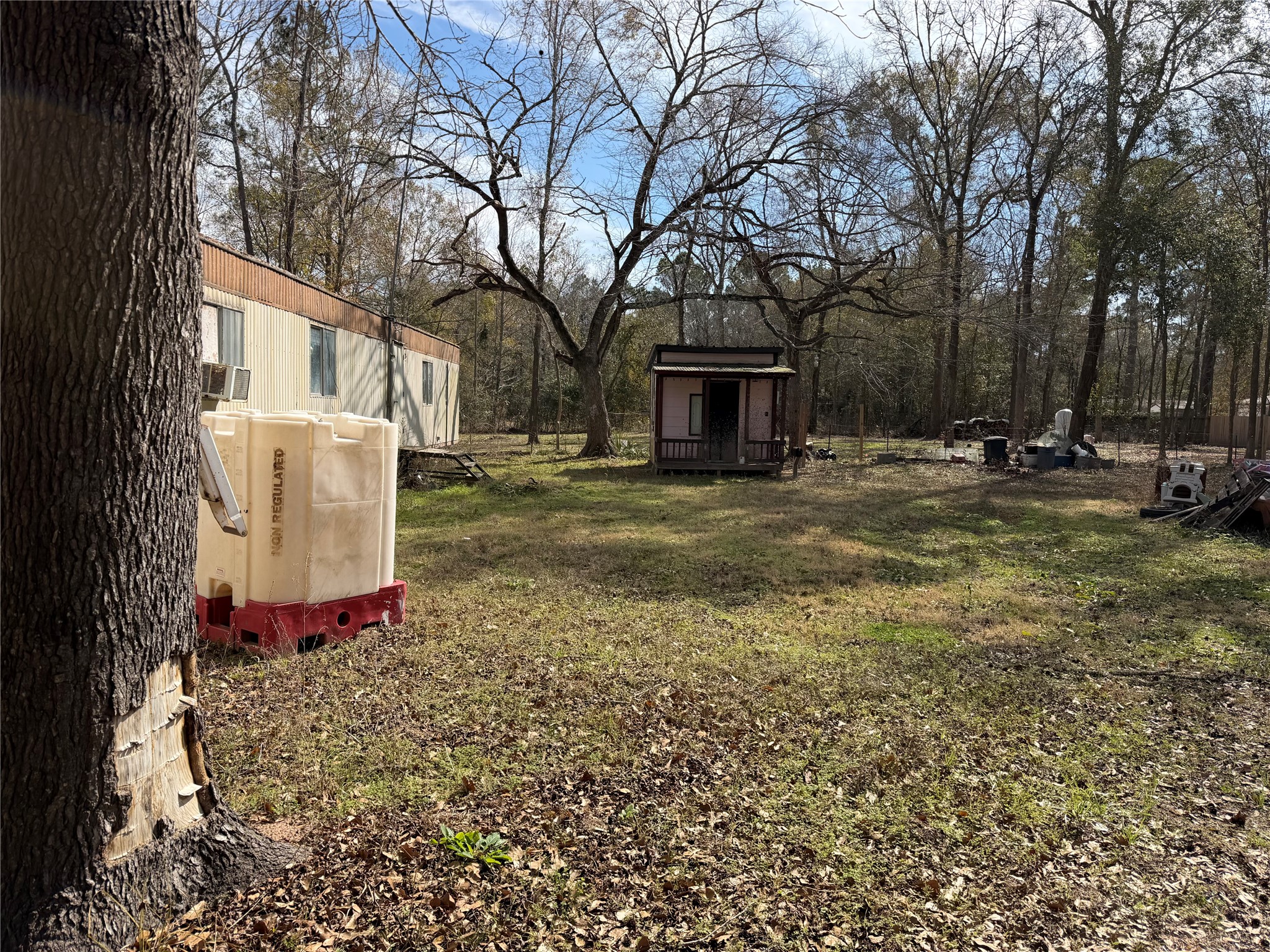 10908 L And M Road Montgomery, TX 77316 - Photo 5 of 5 a backyard of a house with oven and tree