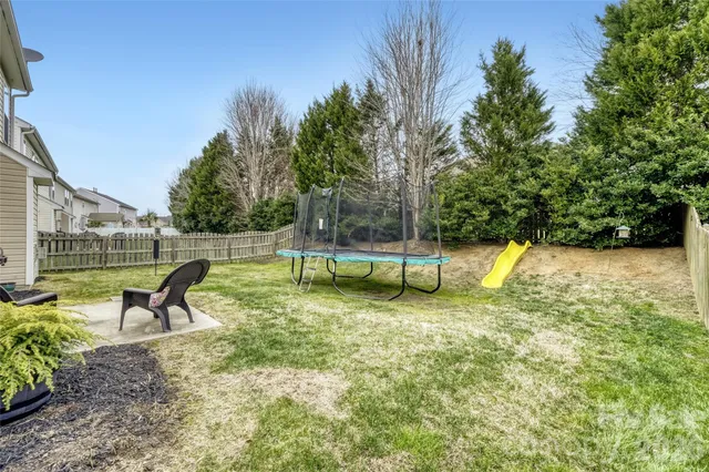 a view of a park with slide