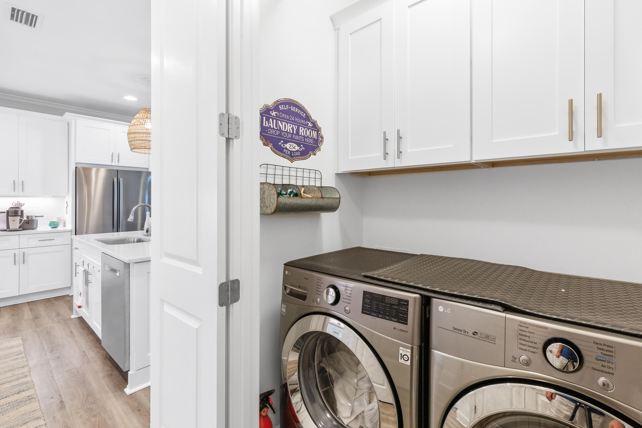 229 Windrow Way Inlet Beach Inlet Beach, FL 32461 - Photo 25 of 43 a utility room with dryer and washer