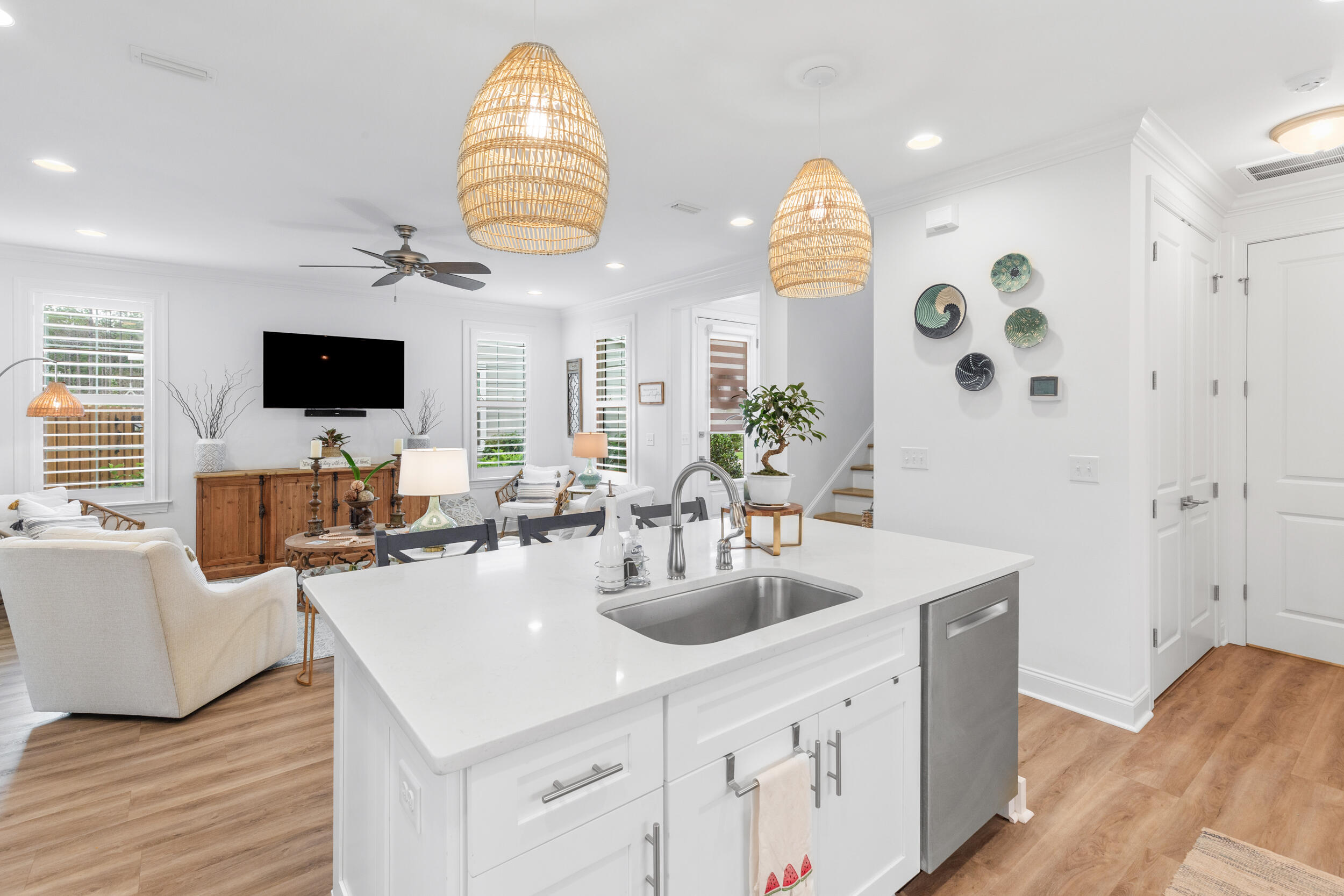 229 Windrow Way Inlet Beach Inlet Beach, FL 32461 - Photo 9 of 43 a very nice looking living room with a large window and a flat screen tv