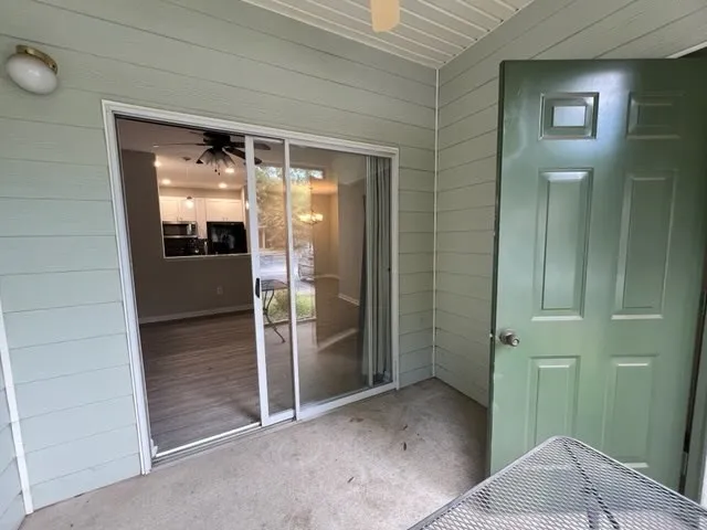 a view of entryway with a hallway