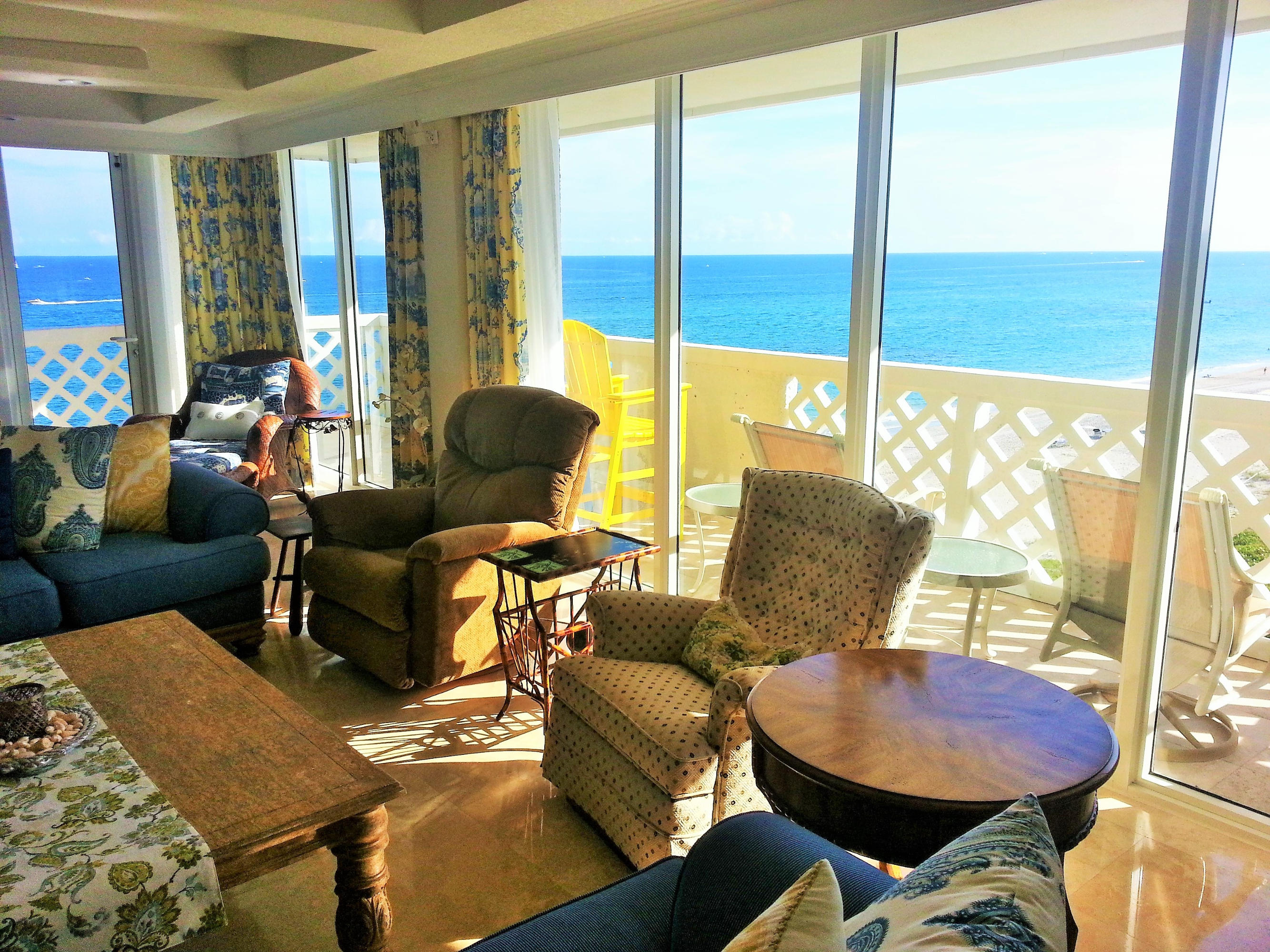 1200 South Ocean Boulevard, Unit 7A Boca Raton, FL 33432 - Photo 15 of 62 VIEW FROM LIVING AREA