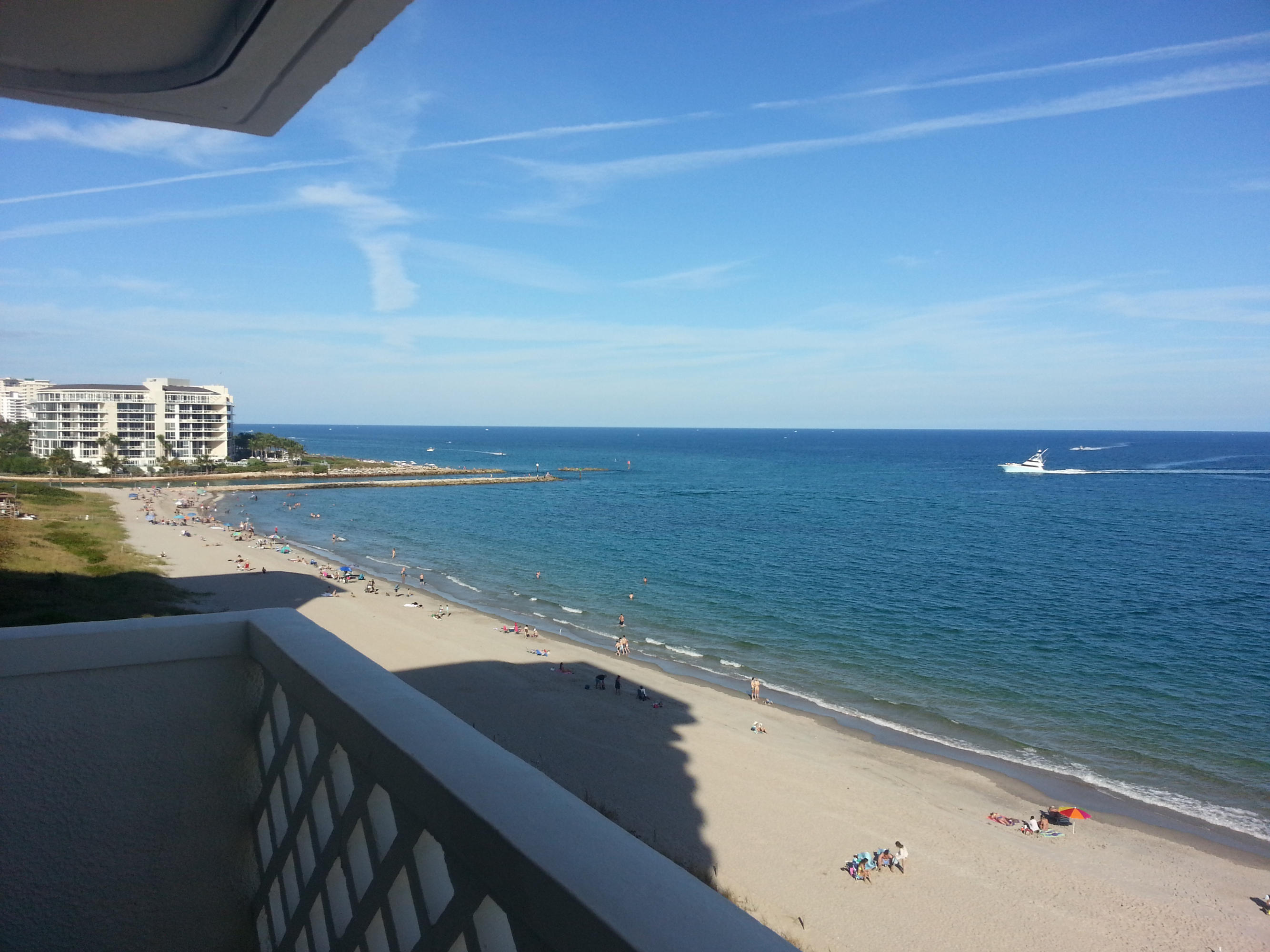 1200 South Ocean Boulevard, Unit 7A Boca Raton, FL 33432 - Photo 33 of 62 VIEW FROM BEDROOM BALCONY