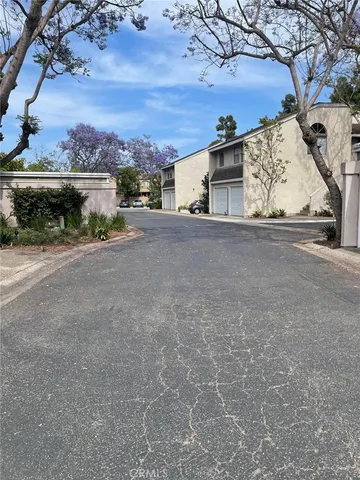 front view of a house with a street