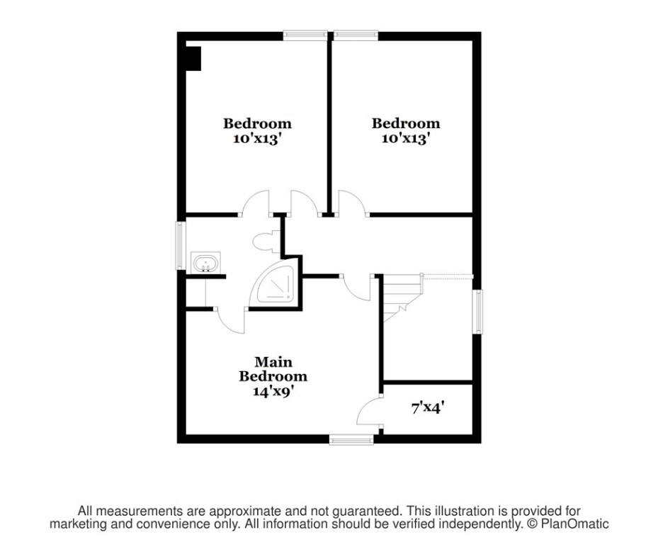 13 Goodwin Street Newport, RI 02840 - Photo 47 of 47 Second floor plan.