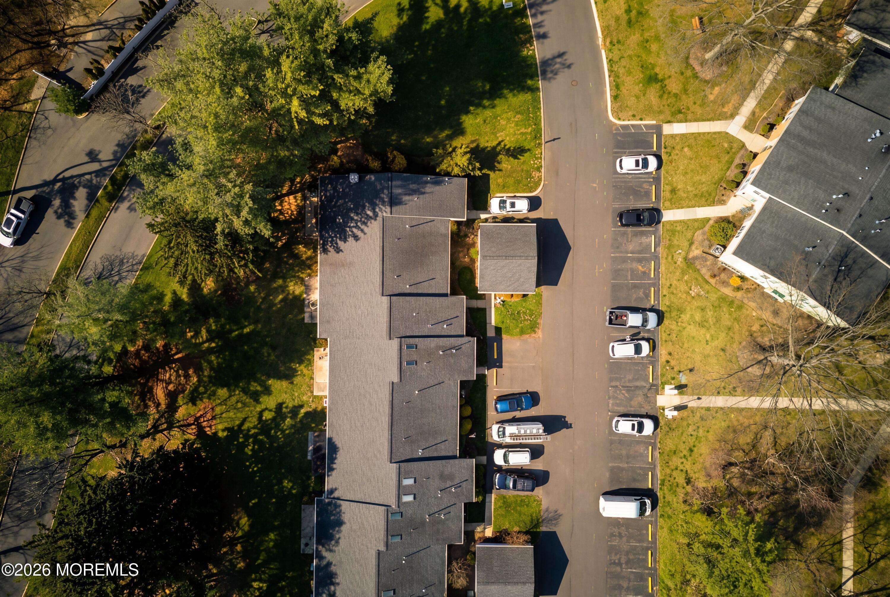 64 Boxwood Terrace Red Bank, NJ 07701 - Photo 28 of 32 an aerial view of residential houses with outdoor space