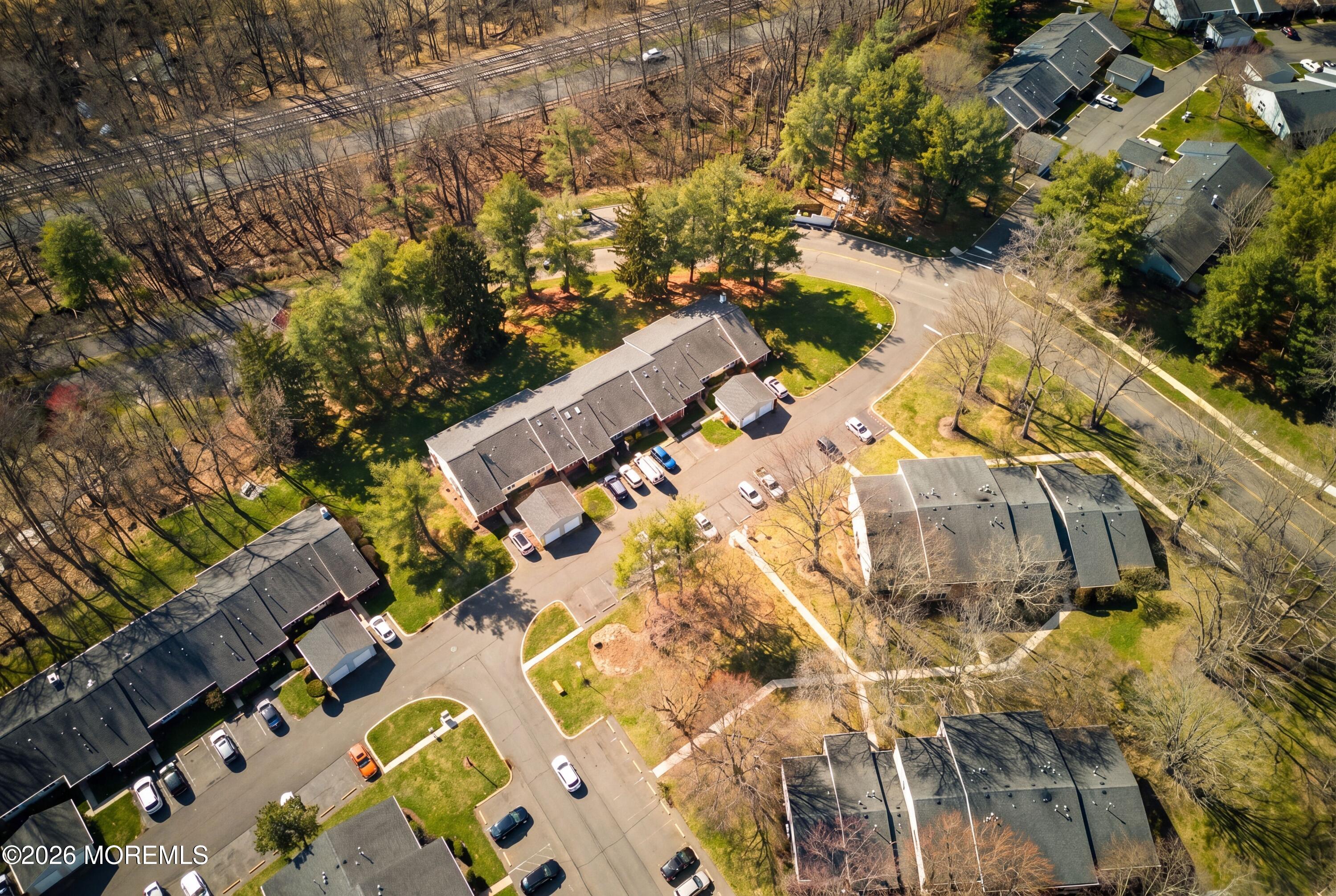 64 Boxwood Terrace Red Bank, NJ 07701 - Photo 29 of 32 an aerial view of residential houses with outdoor space