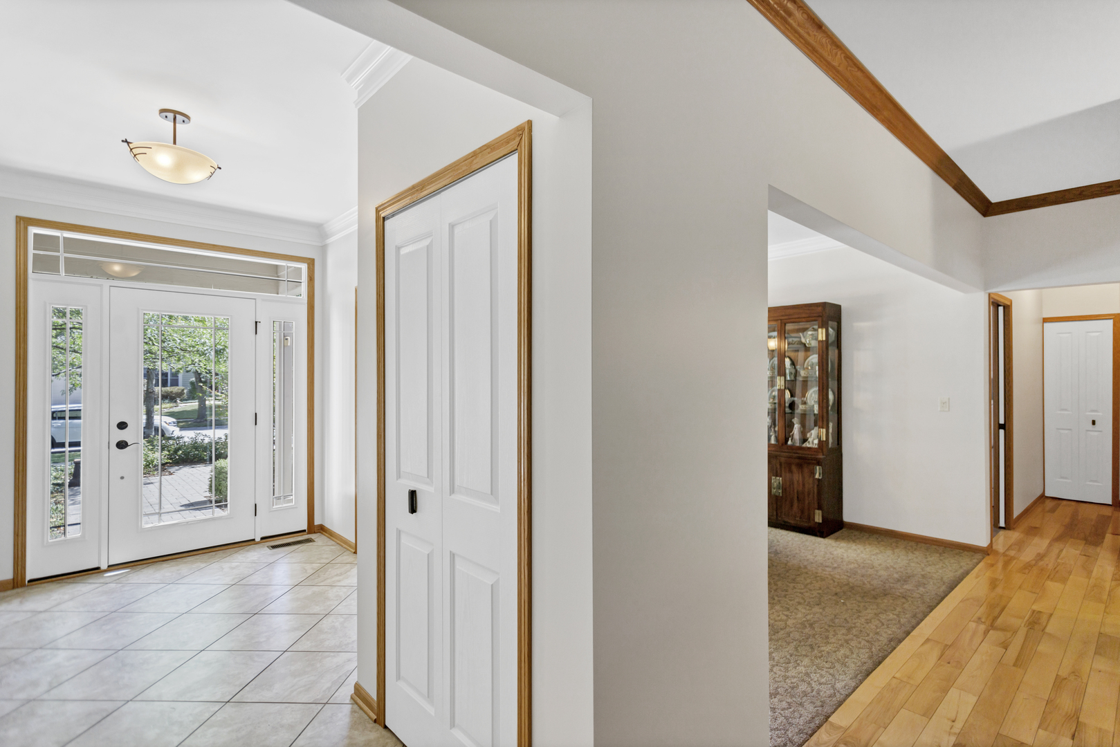 734 Ridge Drive Elburn, IL 60119 - Photo 9 of 48 a view of hallway with livingroom and bedroom view