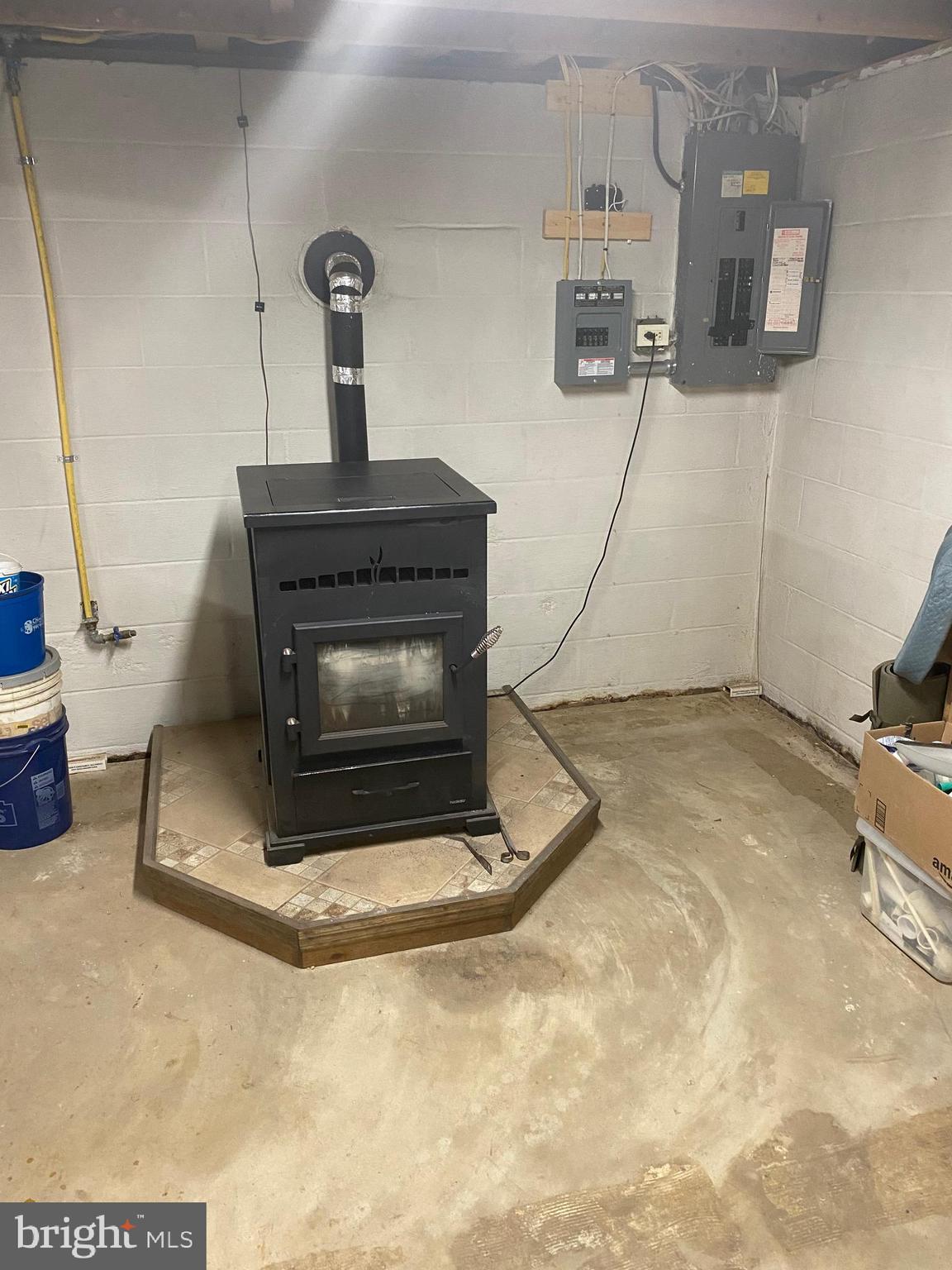48 Bayview Road Chesapeake City, MD 21915 - Photo 14 of 17 Pellet Stove Lower Level