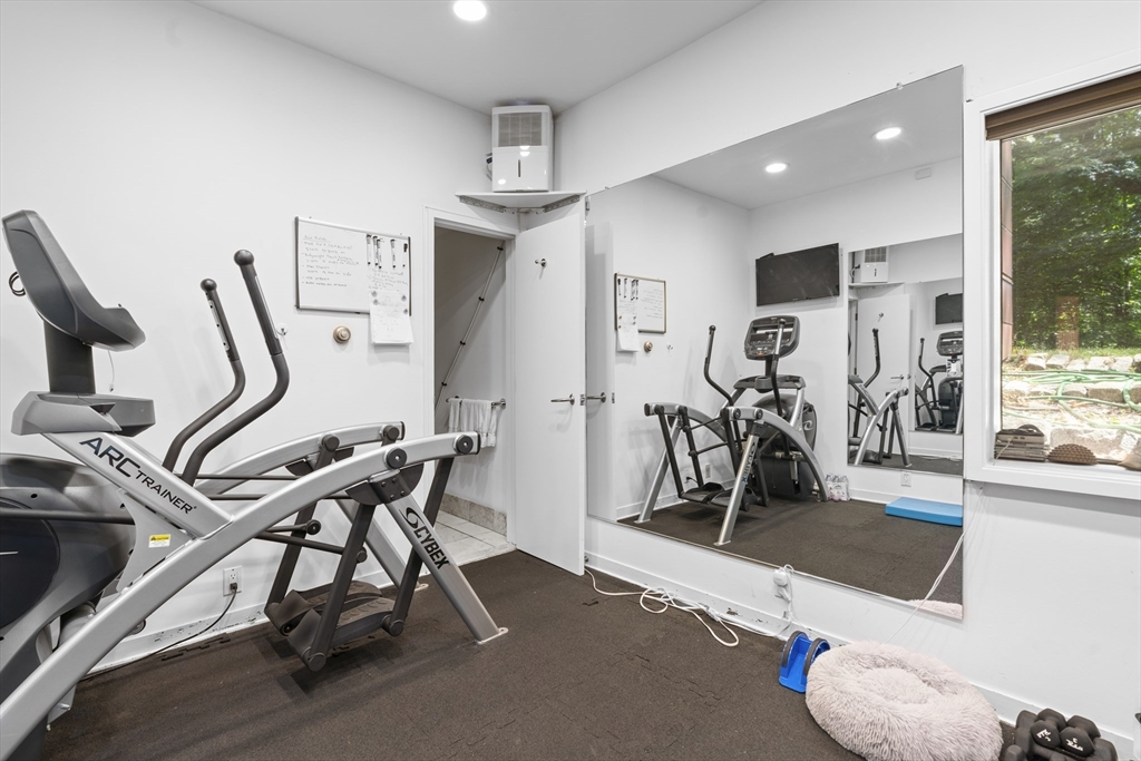 331 Heath Street Brookline, MA 02467 - Photo 23 of 31 a view of a room with gym equipment