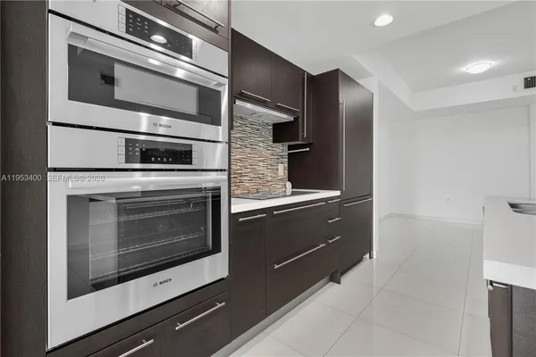 a view of a kitchen