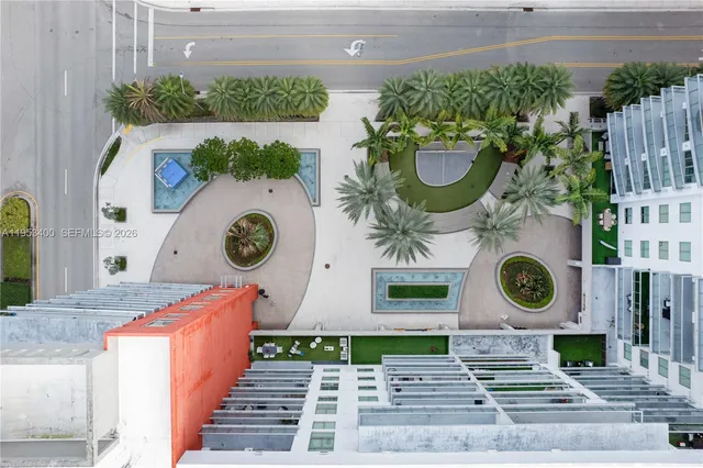 a view of a balcony with city view