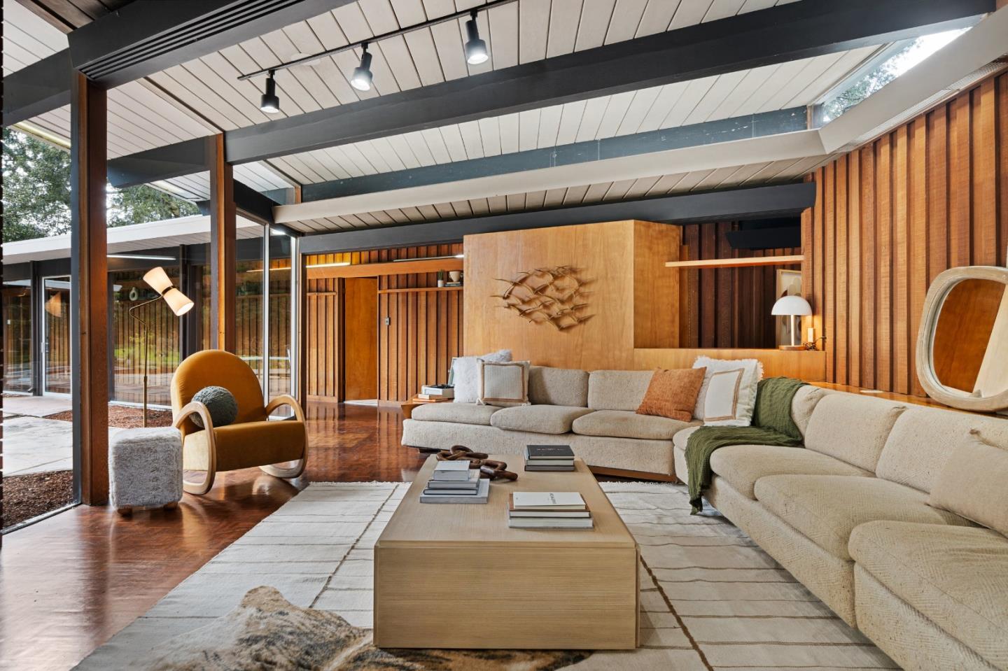 19 Irving Avenue Atherton, CA 94027 - Photo 10 of 33 a living room with furniture and a large window