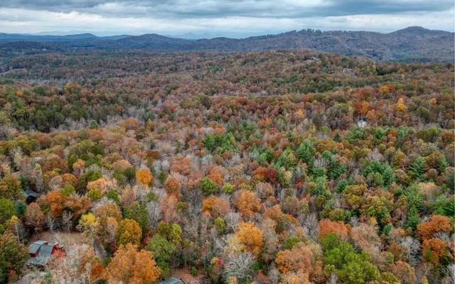 a view of city and mountain