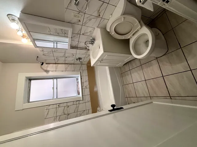 a view of a water heater on the wall