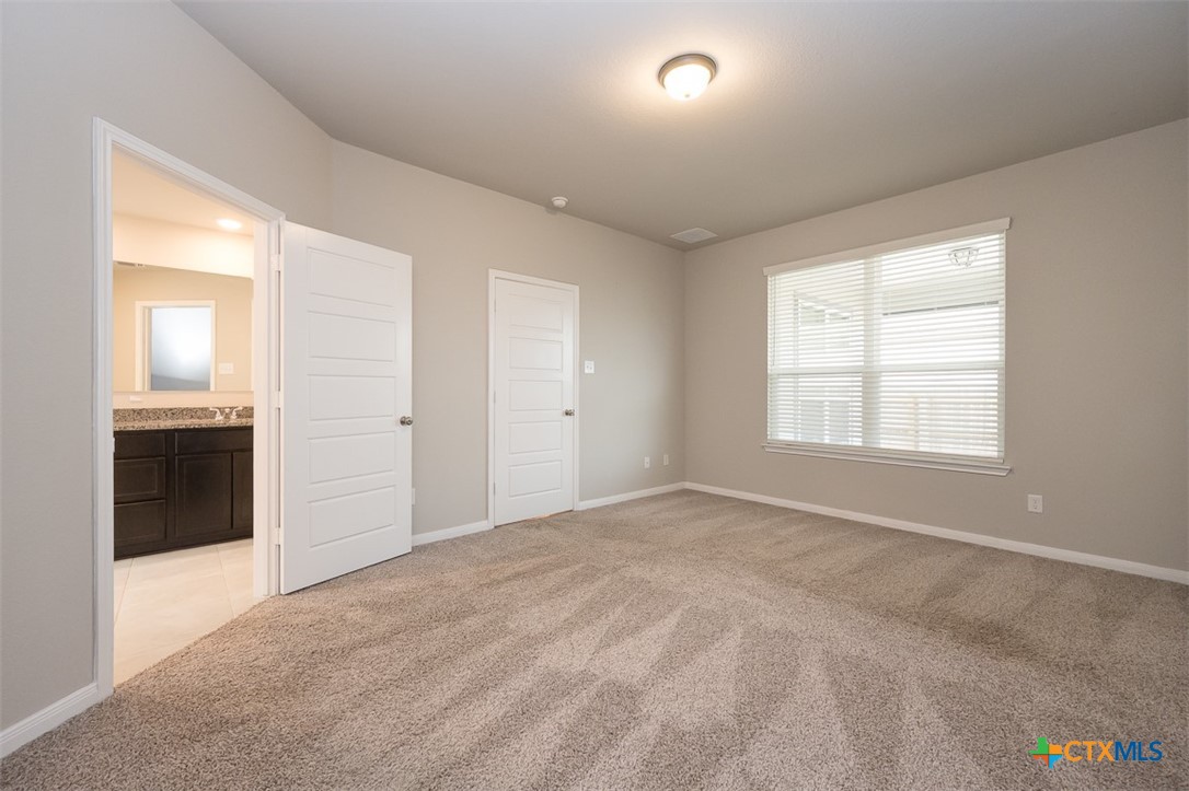 113 Lazy Lizzy Road Jarrell, TX 76537 - Photo 16 of 29 an empty room with windows and closet