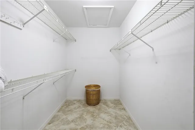 a view of a storage room