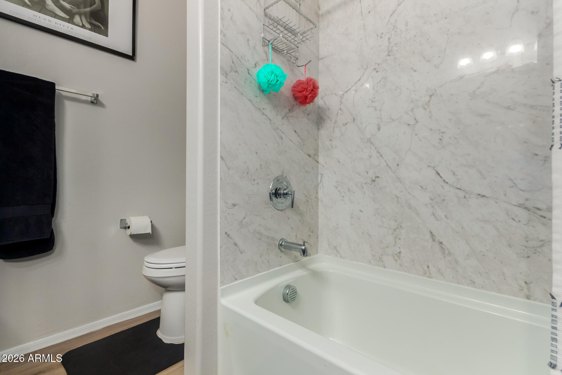 10329 West Gaby Road Tolleson, AZ 85353 - Photo 14 of 22 a bathroom with a bath tub and a shower