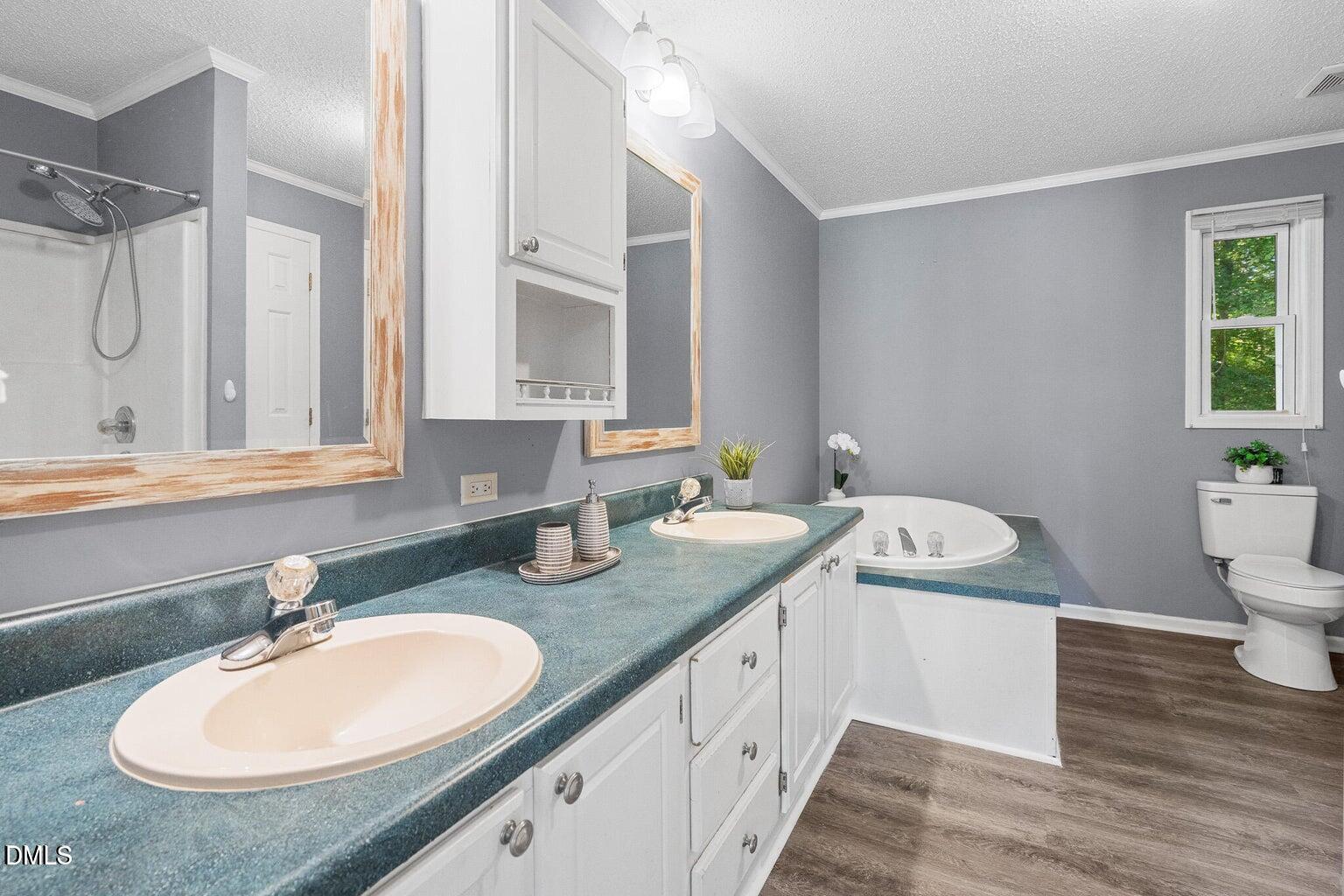 4551 Sugar Maple Road Oxford, NC 27565 - Photo 18 of 23 a bathroom with a granite countertop sink and a mirror