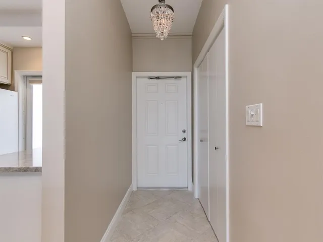 a view of an empty room