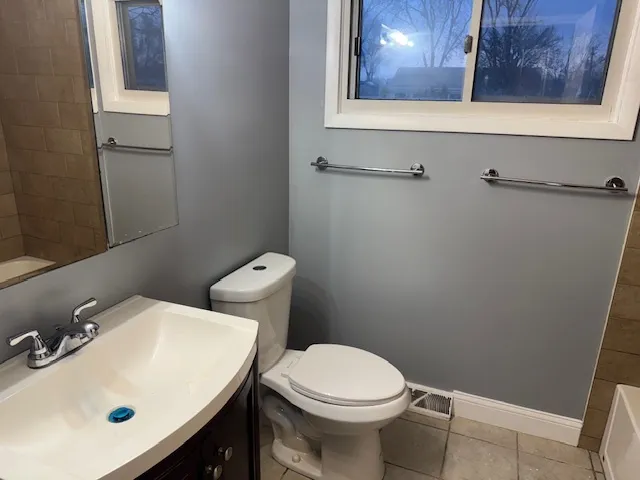 a bathroom with a sink and a toilet