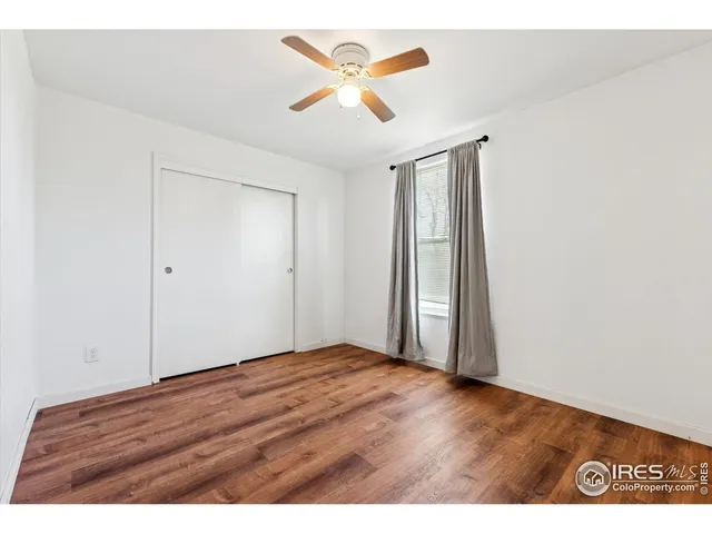 wooden floor in an empty room