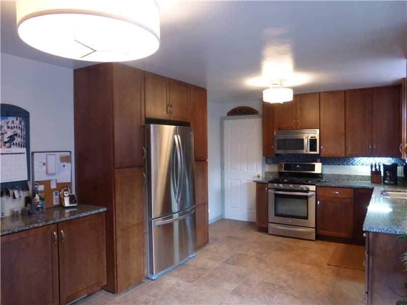 Kitchen. This kitchen is wonderful!  Cabinets all the way up to the ceiling.  Tons of space and creative storage scheme.