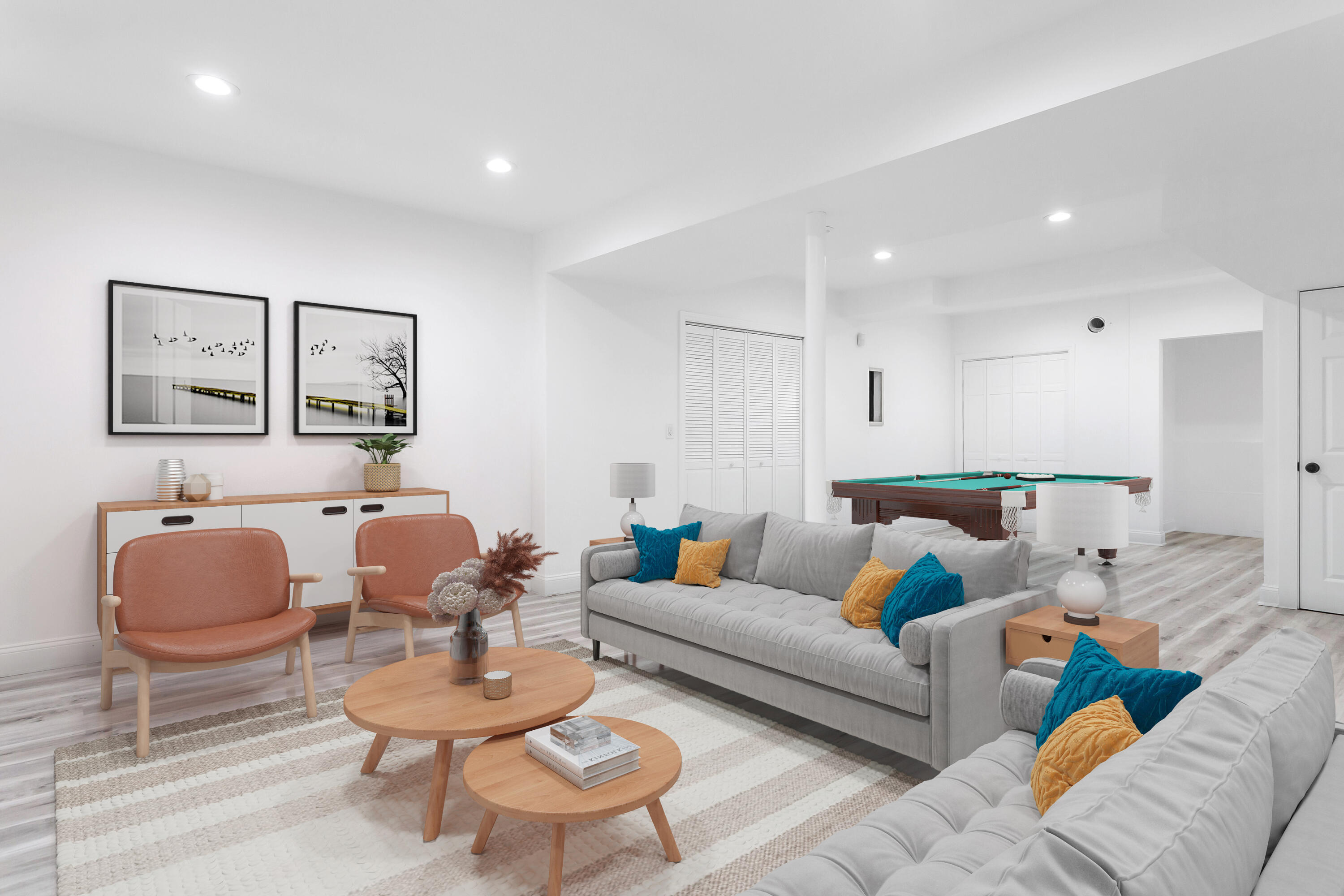 30 Carrington Drive Greenwich, CT 06831 - Photo 31 of 46 a living room with furniture and a view of kitchen