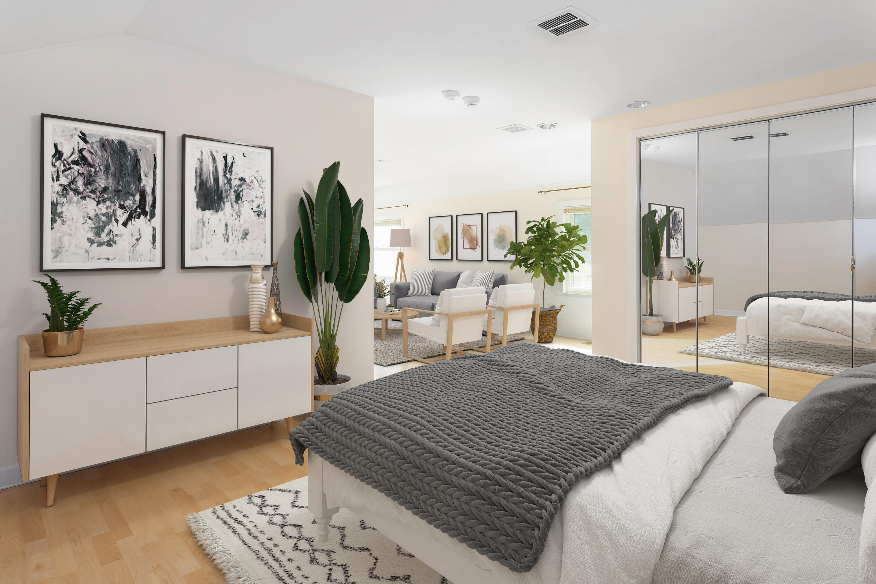 30 Carrington Drive Greenwich, CT 06831 - Photo 34 of 46 a bedroom with a large bed and a couch