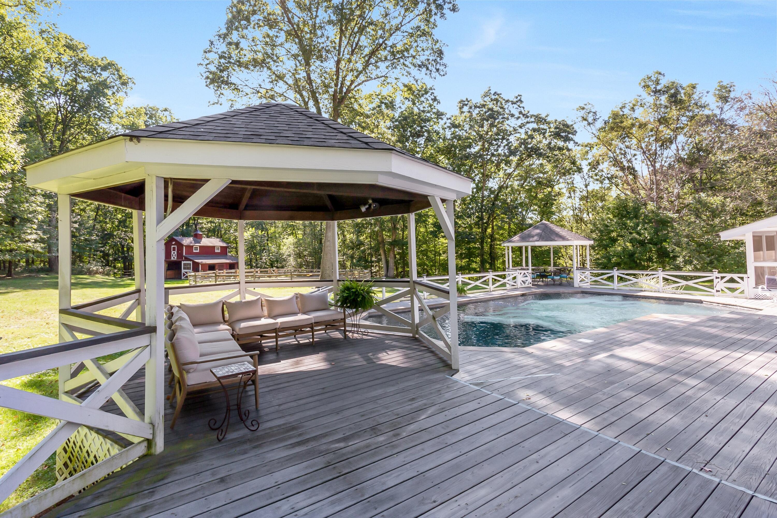 30 Carrington Drive Greenwich, CT 06831 - Photo 38 of 46 a view of outdoor space yard deck patio and outdoor kitchen