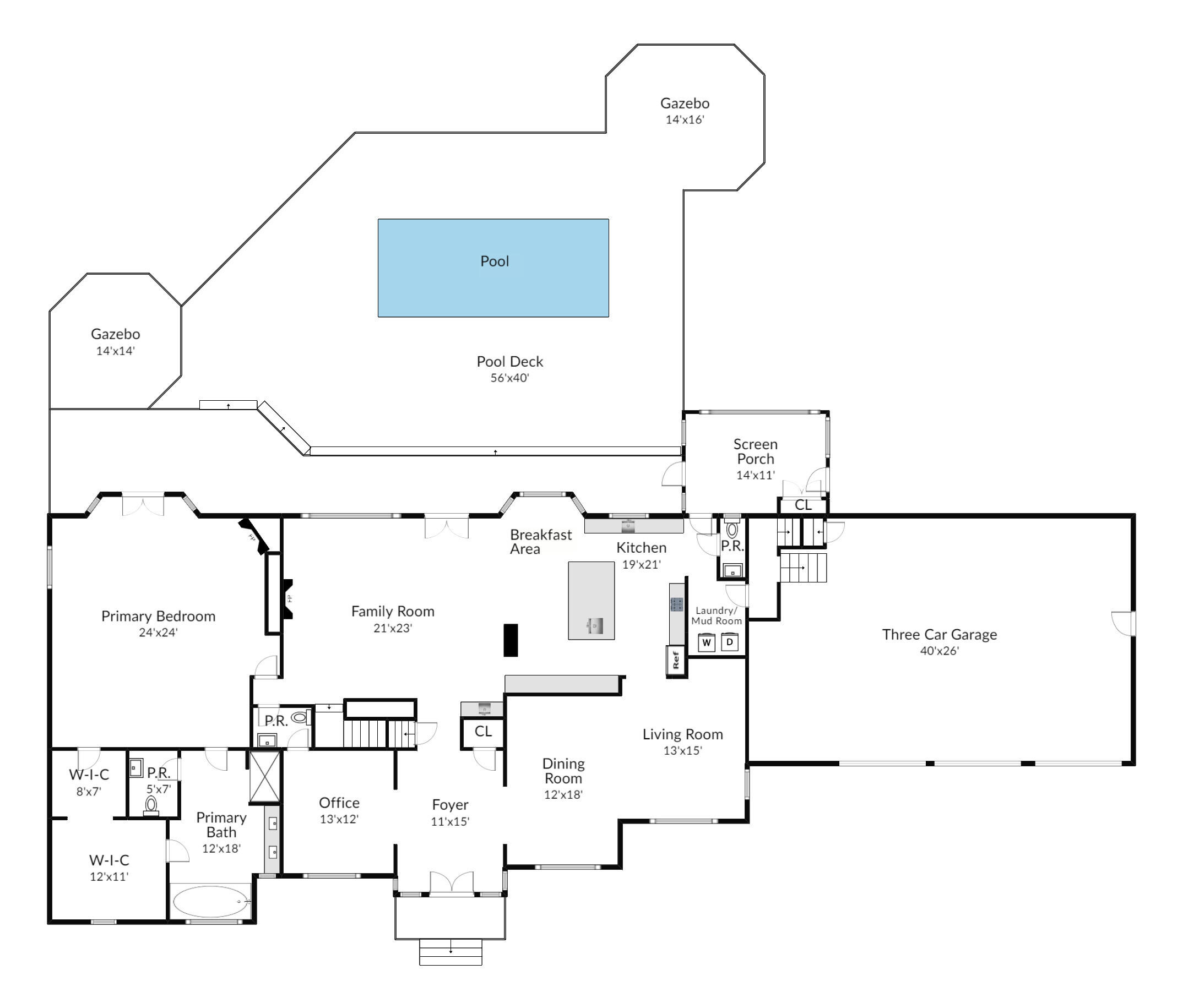 30 Carrington Drive Greenwich, CT 06831 - Photo 44 of 46 a picture of a bathroom with a sink