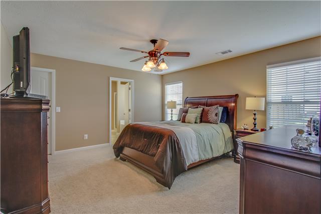 3469 Allen Barrett Road Murfreesboro, TN 37129 - Photo 8 of 20 a spacious bedroom with a bed and a chandelier
