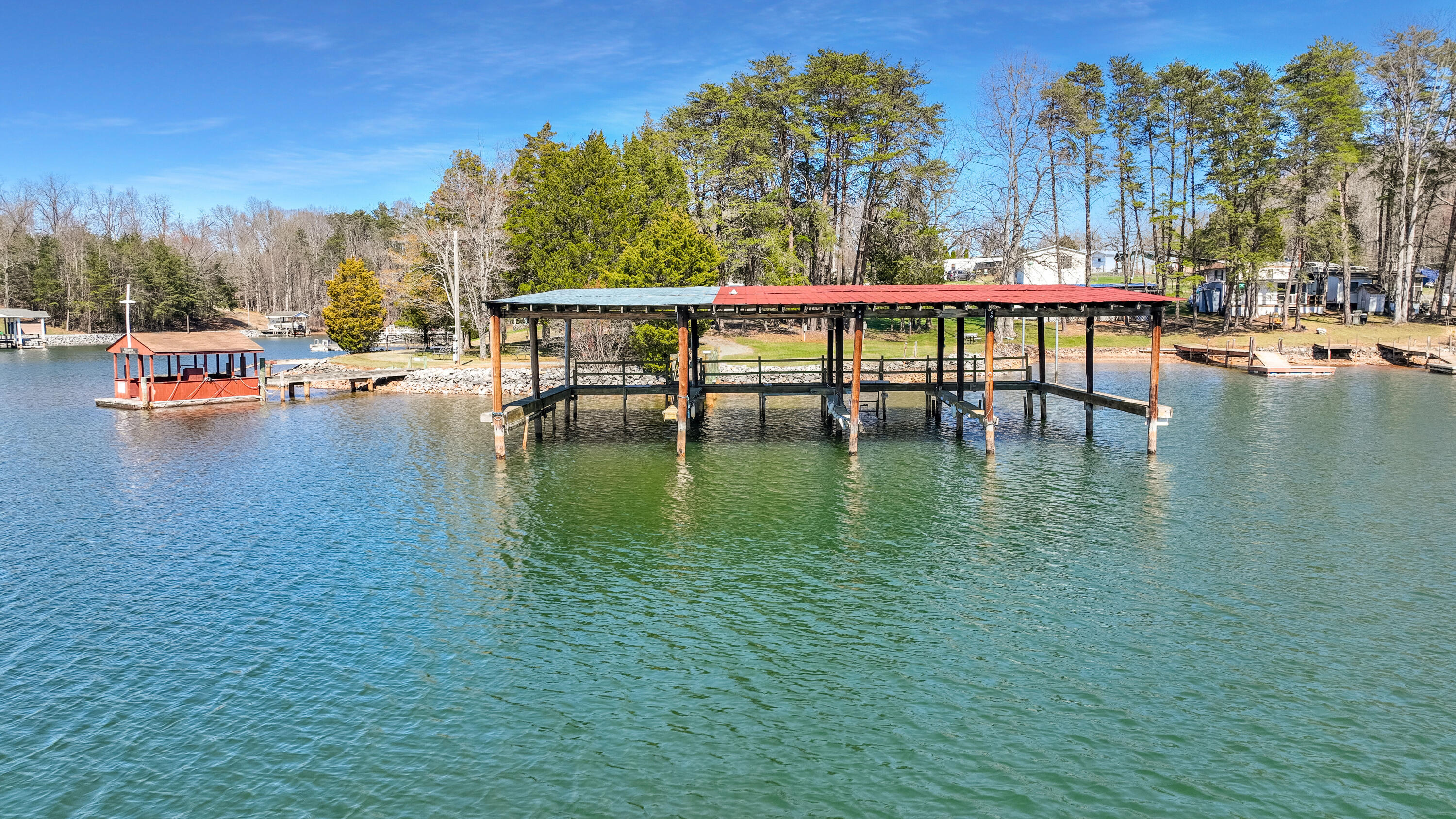 5625 Smith Mountain Road Penhook, VA 24137 - Photo 24 of 35 Covered Boat Docks