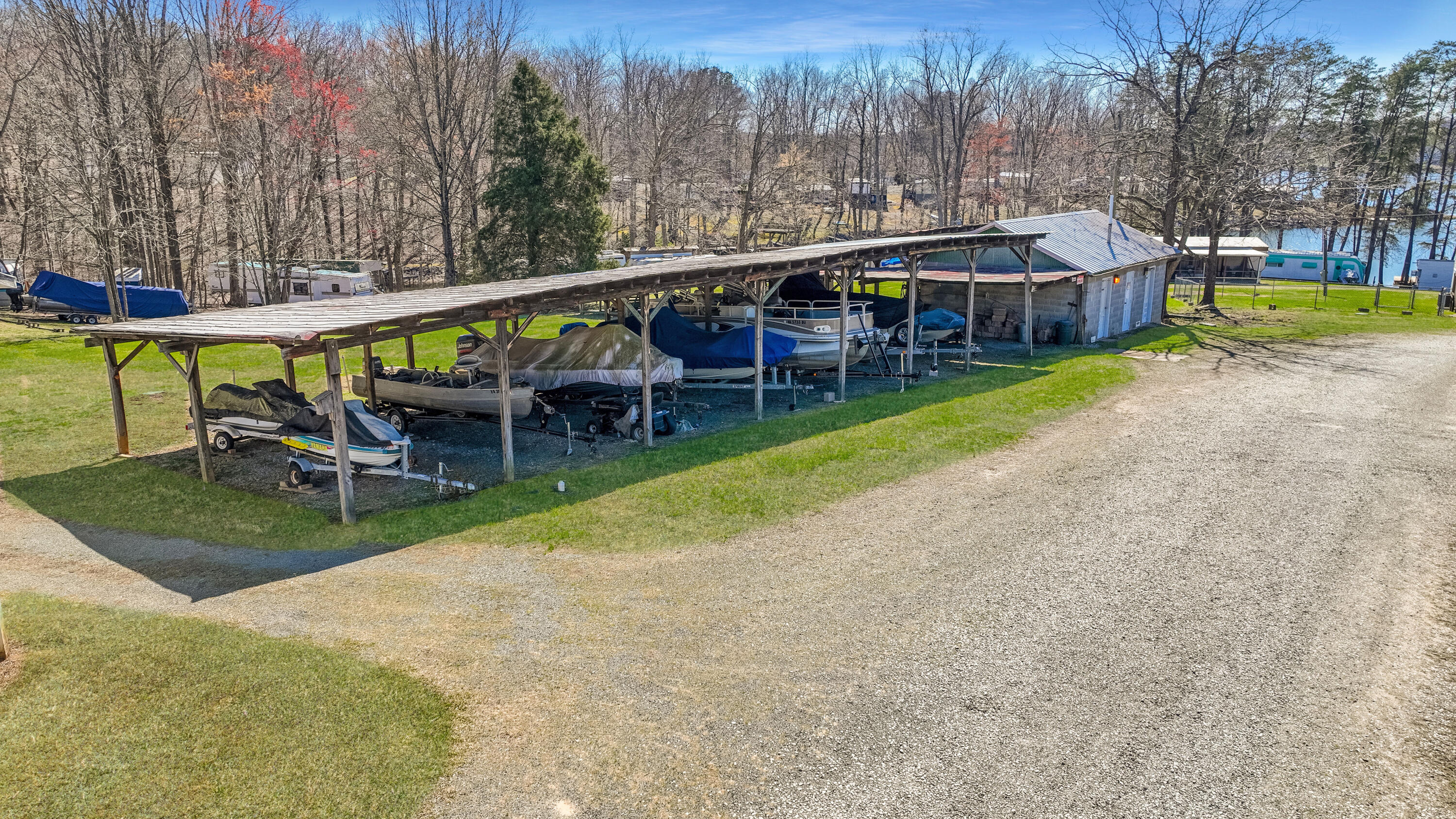 5625 Smith Mountain Road Penhook, VA 24137 - Photo 31 of 35 Covered Boat Parking