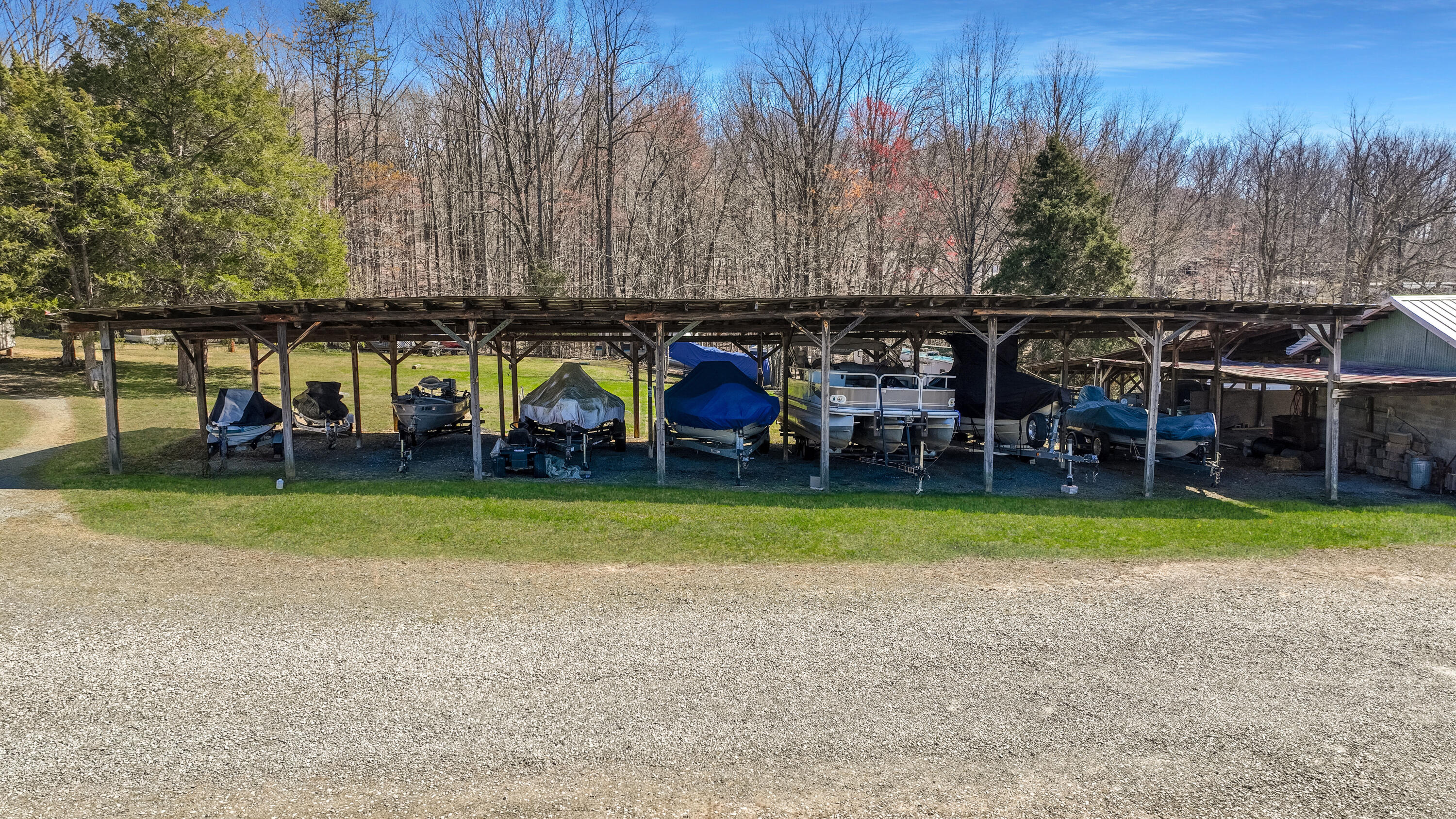 5625 Smith Mountain Road Penhook, VA 24137 - Photo 32 of 35 Covered Boat Parking