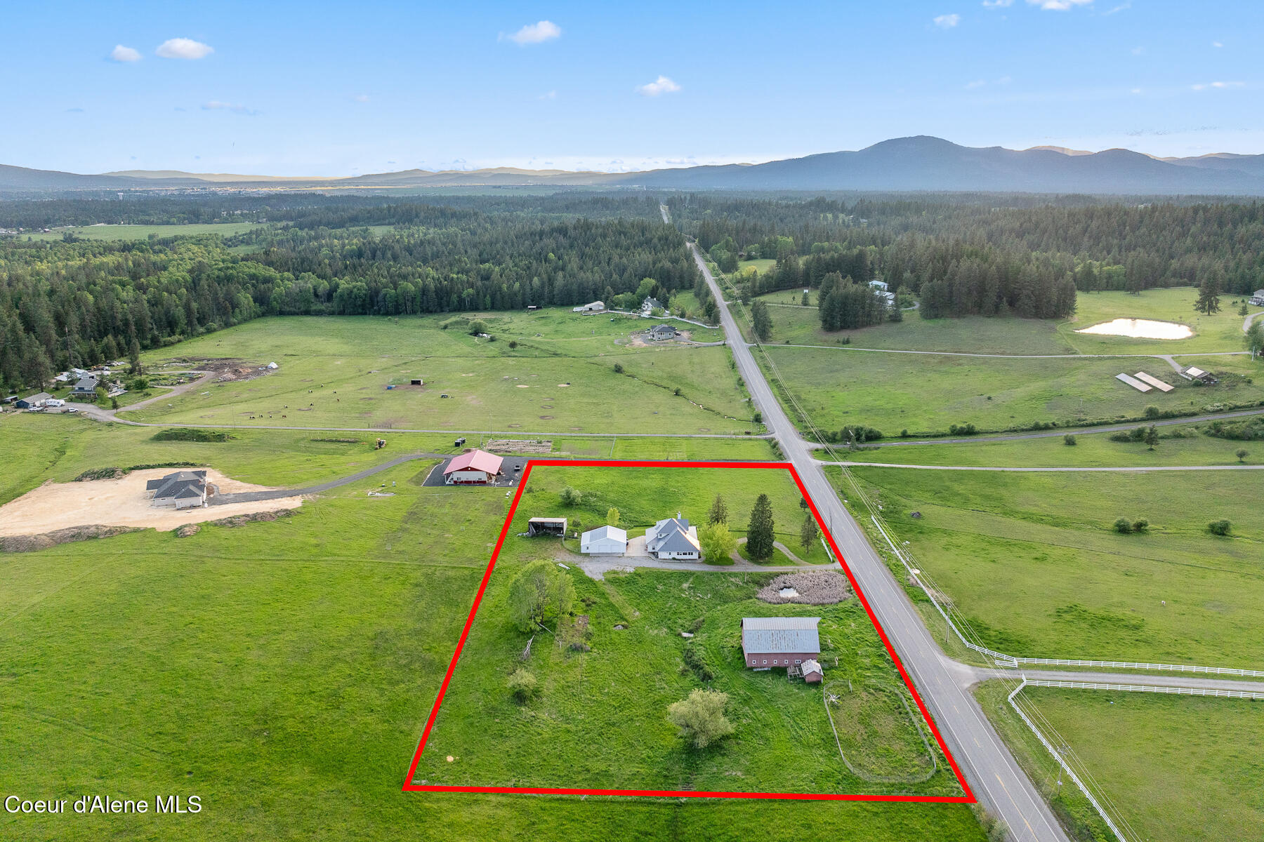 5368 East Dodd Road Hayden, ID 83835 - Photo 49 of 49 Aerial_5368EDoddRd-12_Outlined