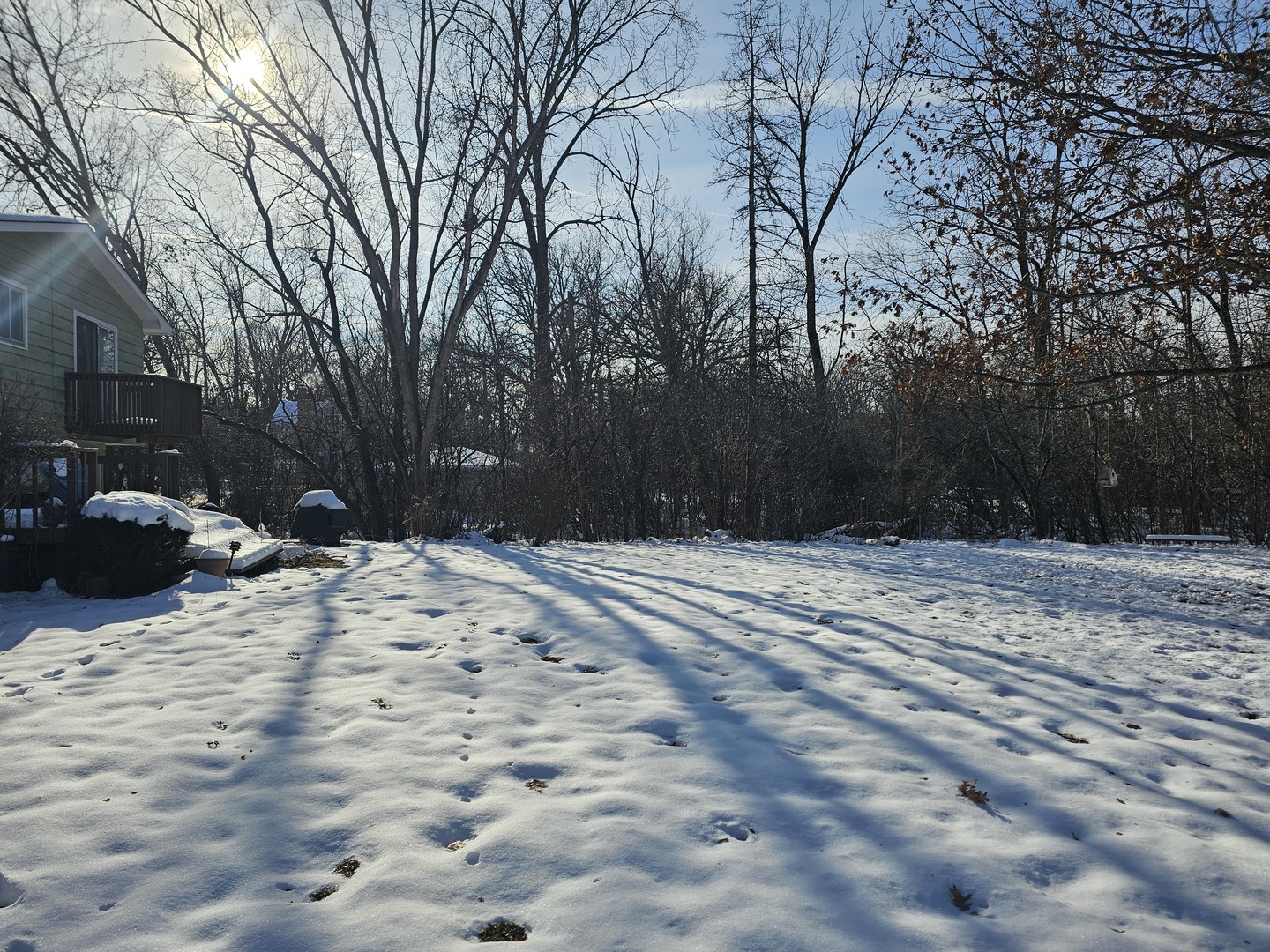 26890 North Longwood Road Lake Forest, IL 60045 - Photo 8 of 15 a street view covered with snow