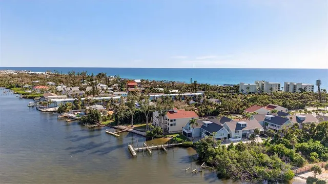 an aerial view of a ocean view