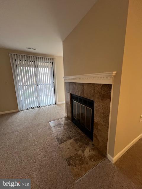 18120 Chalet Drive, Unit 11301 Germantown, MD 20874 - Photo 6 of 15 an empty room with a fireplace