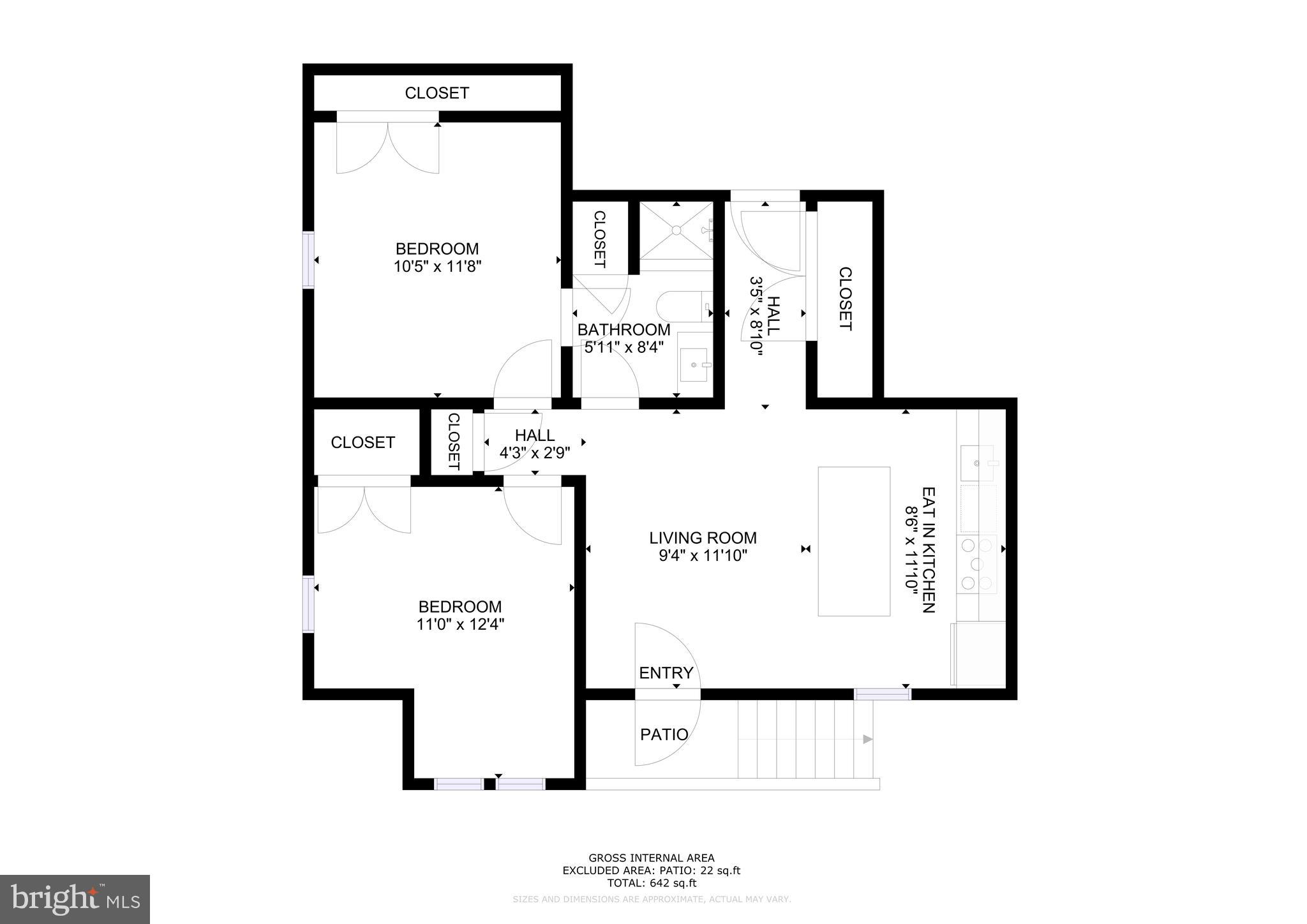 1718 1st Street Northwest, Unit 8 Washington, DC 20001 - Photo 18 of 25 a picture of a floor plan