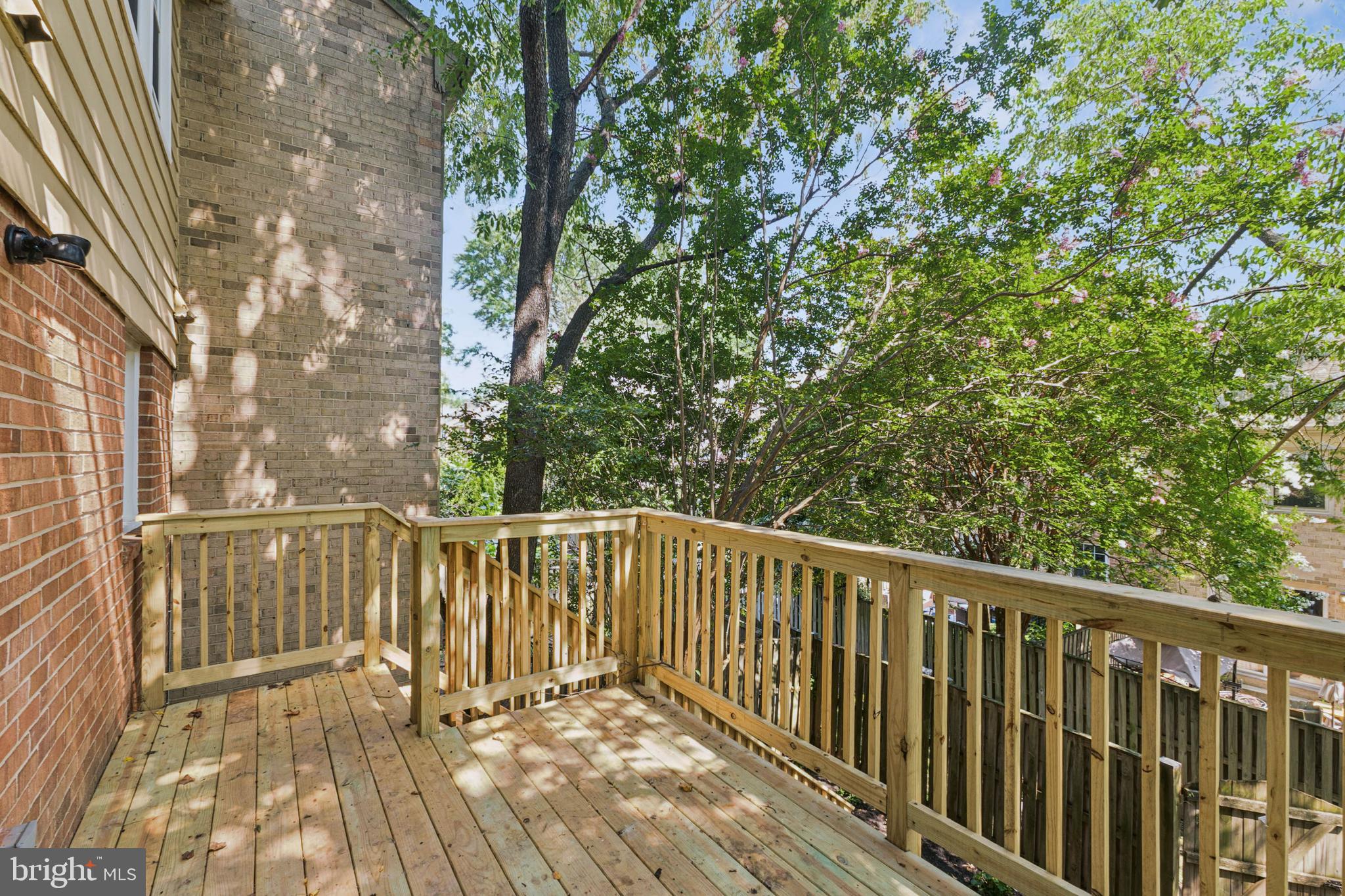 10271 Braddock Road Fairfax, VA 22032 - Photo 24 of 25 a view of balcony with wooden floor