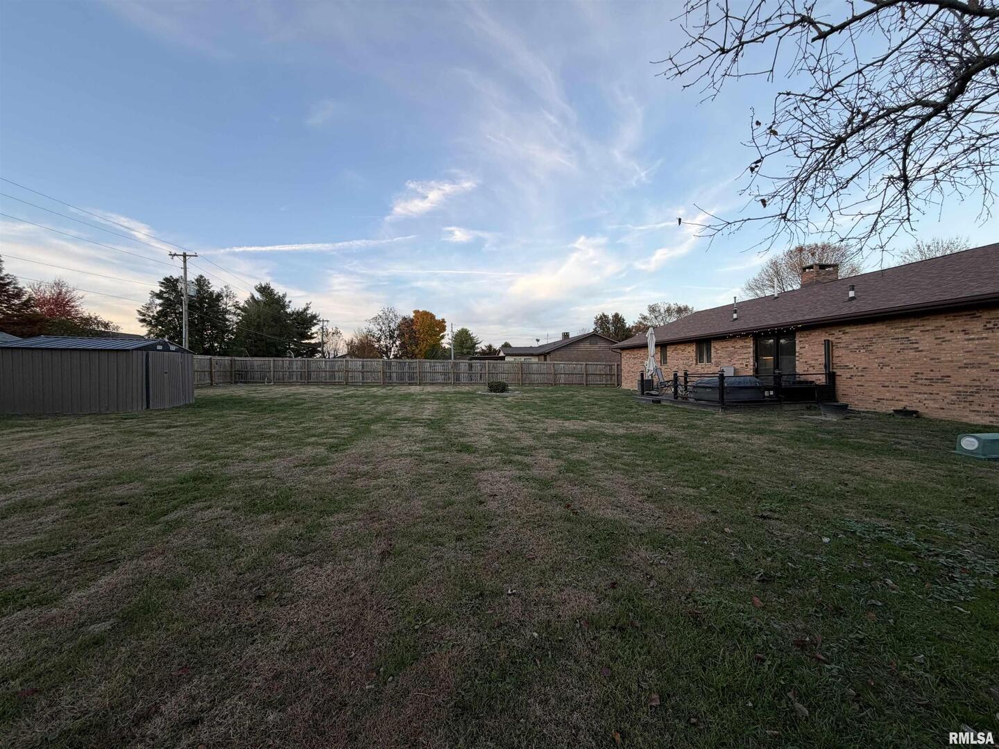 206 Daras Drive Carmi, IL 62821 - Photo 32 of 33 a view of a house with a big yard