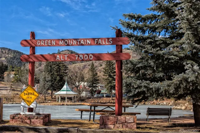 a view of lake and mountain