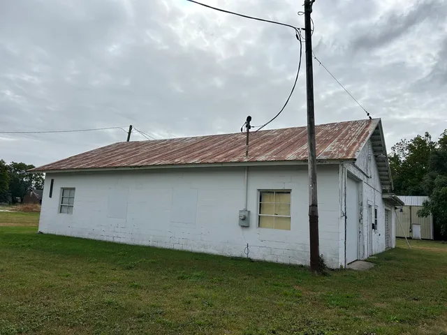 a house view with a garden