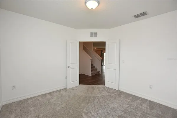 a view of an empty room