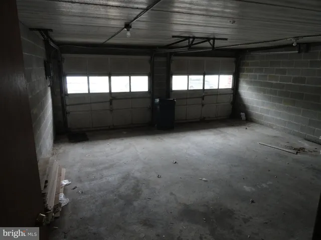 a view of backyard with green space