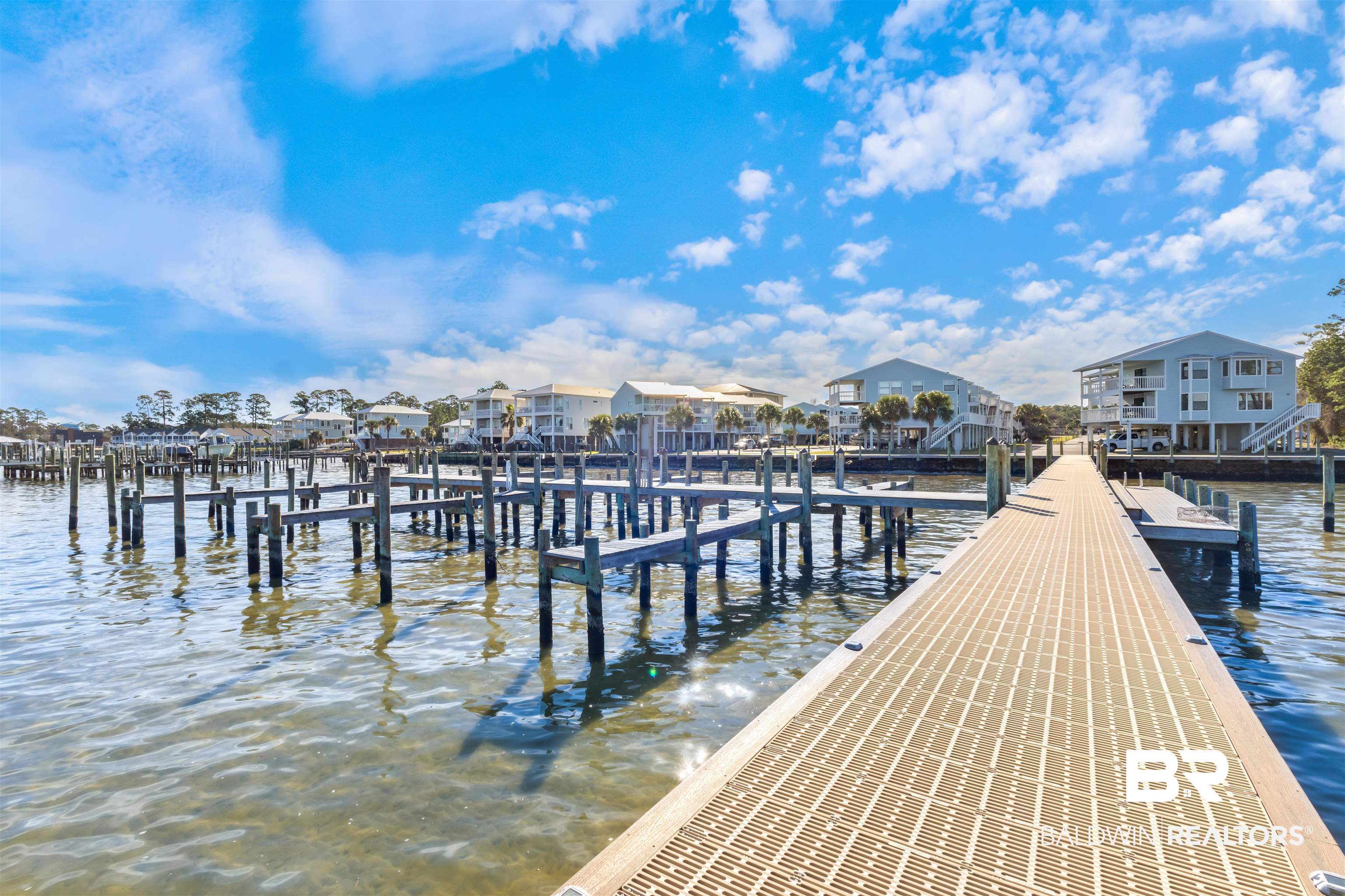 25861 Canal Road, Unit 3 Orange Beach, AL 36561 - Photo 29 of 40 Dock area featuring a residential view and a water view