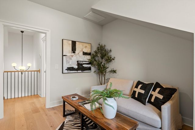 a front view of a building with glass windows